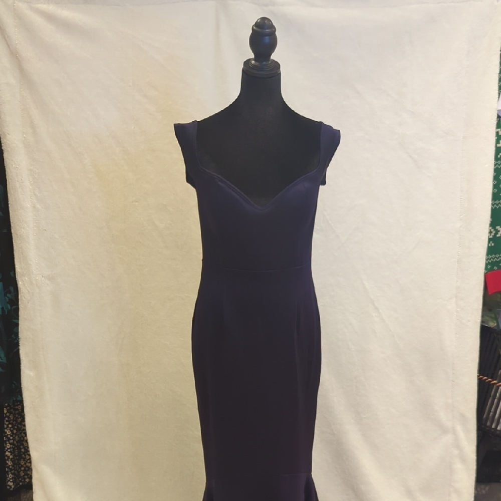 Elegant Purple Women's Dress